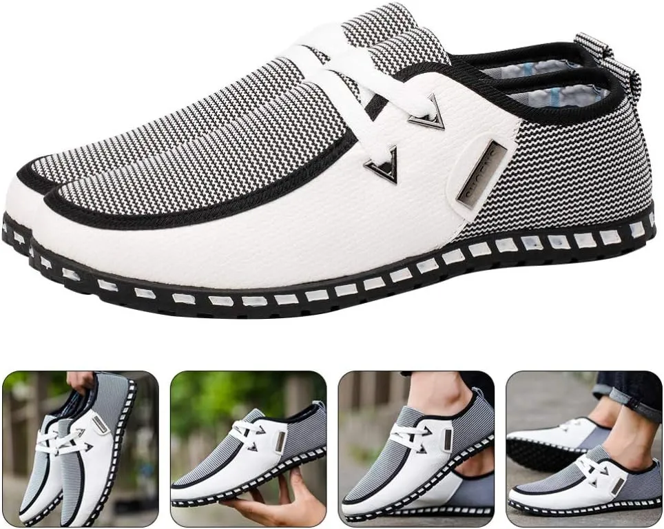 1 Pair Men Driving Shoes Breathable Casual Gommino Shoes Fashion Sneakers