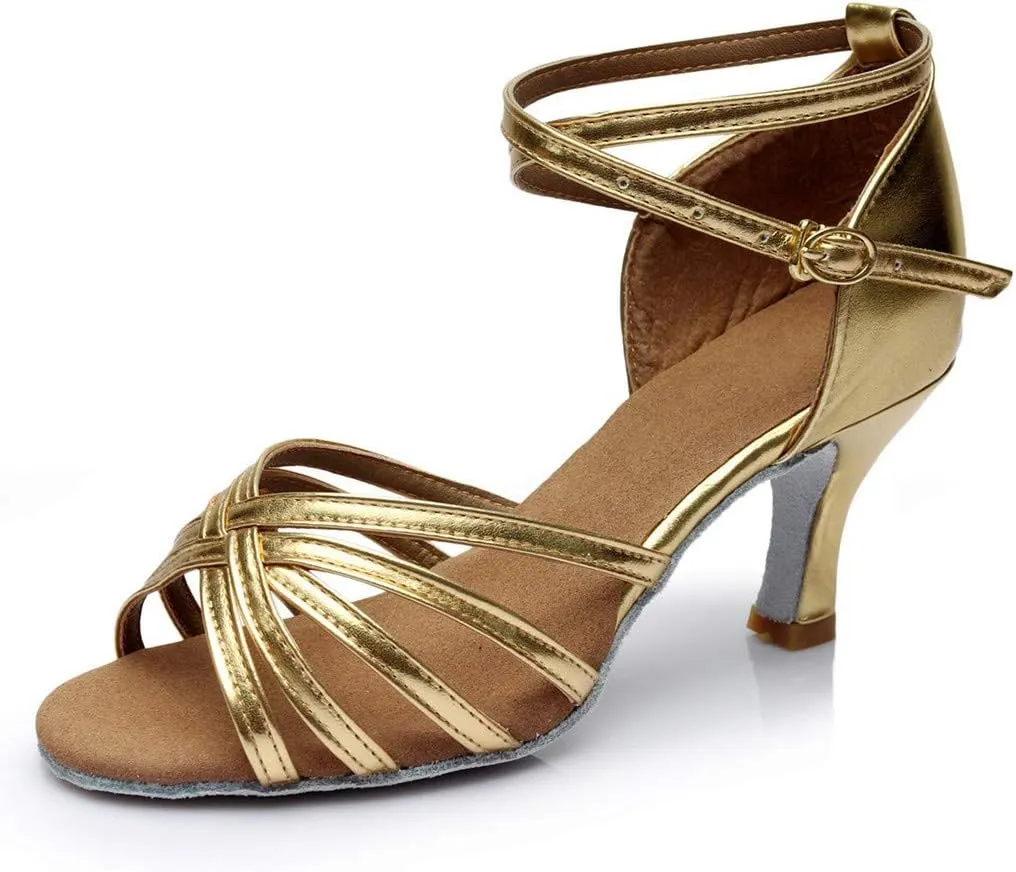 Ankle Strap Kitten Heel Womens Heel Sandals Buckle Crisscross Women's Heeled Sandals Women Heeled Sandals