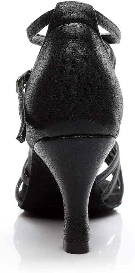 Ankle Strap Kitten Heel Womens Heel Sandals Buckle Crisscross Women's Heeled Sandals Women Heeled Sandals