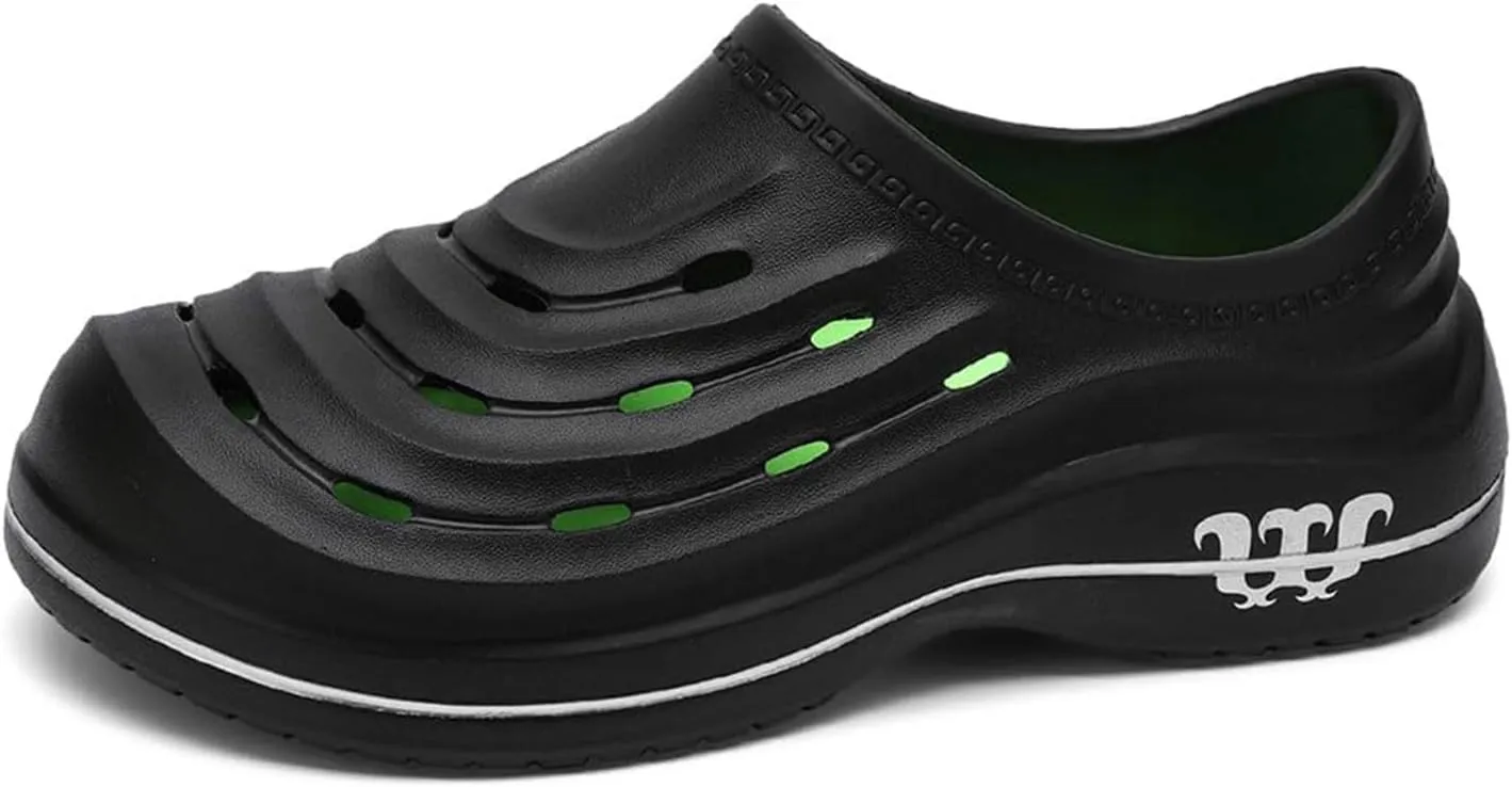 Armadillo Clogs for Men & Women Non Slip Work Shoes Safety Kitchen Chef Shoe Waterproof Wide Width Sneakers Comfortable Garden Shoes Slip-On Outdoor Beach Footwear Arch Support Nursing Slippers