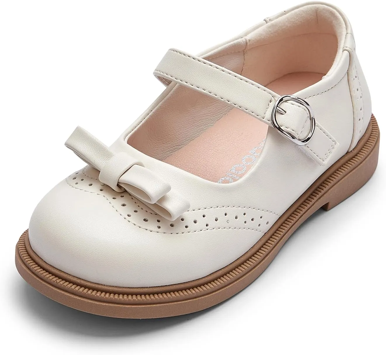 Balabala Toddler Girls Mary Jane Flats Ballet Shoes,Little Girl Princess Dress Shoes for School, Party and Wedding