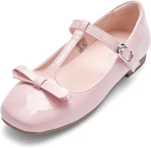 Balabala Toddler Girls Mary Jane Flats Ballet Shoes,Little Girl Princess Dress Shoes for School, Party and Wedding