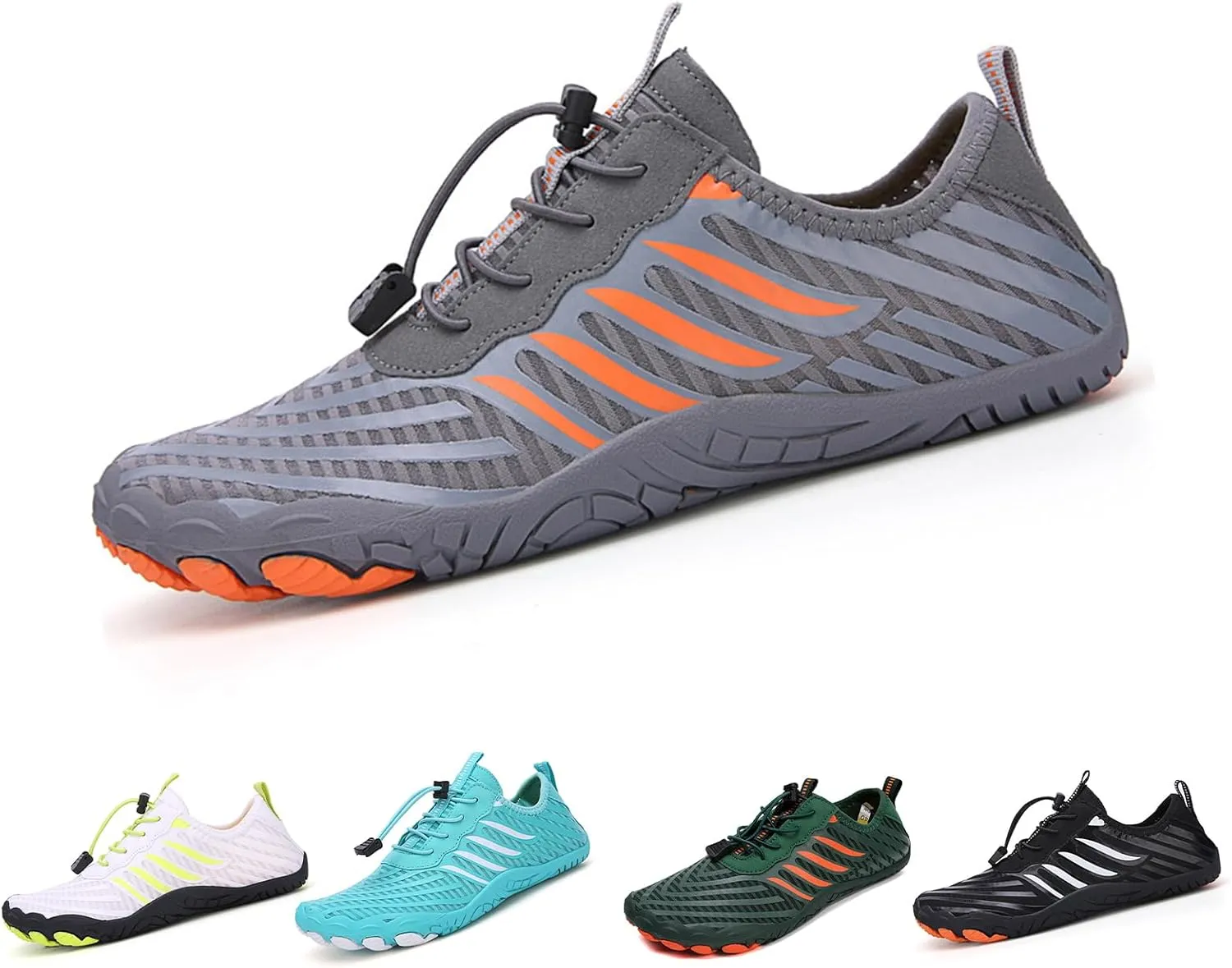 Barefoot Footwear for Womens and Mens Waterproof Hiking Shoes,Healthy&Non-Slip Breathable,Wide Toe Box Water Shoe Beach Pool Aqua Swim Surf Hiking Sneakers Lightweight Tennis Shoes Unisex