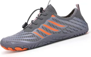 Barefoot Footwear for Womens and Mens Waterproof Hiking Shoes,Healthy&Non-Slip Breathable,Wide Toe Box Water Shoe Beach Pool Aqua Swim Surf Hiking Sneakers Lightweight Tennis Shoes Unisex
