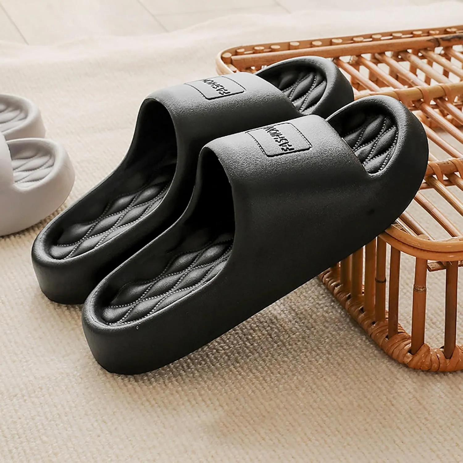 Bathroom Slippers Shower Shoes Quick Drying Sandals Indoor and Outdoor Non Slip Summer Bathroom Indoor House Slippers with Drain Holes