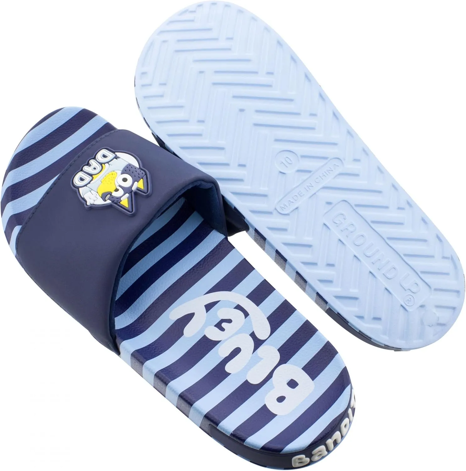 Bluey Bandit Dad Adult Slide Sandals