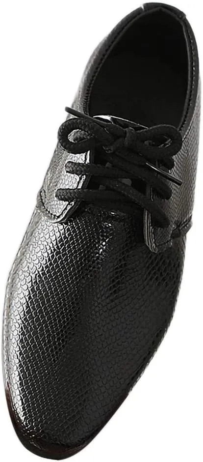 Boys Kids Toddler Leather Flat Performance Lace Up British 𝐒tyle Dress Shoes Big Kids Dance 𝐎xfords Loafers
