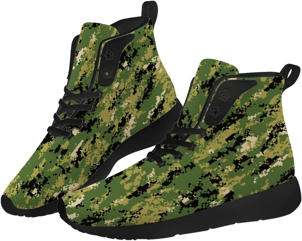 Camouflage Shoes for Men Women High Top Sneakers Gifts for Women Men