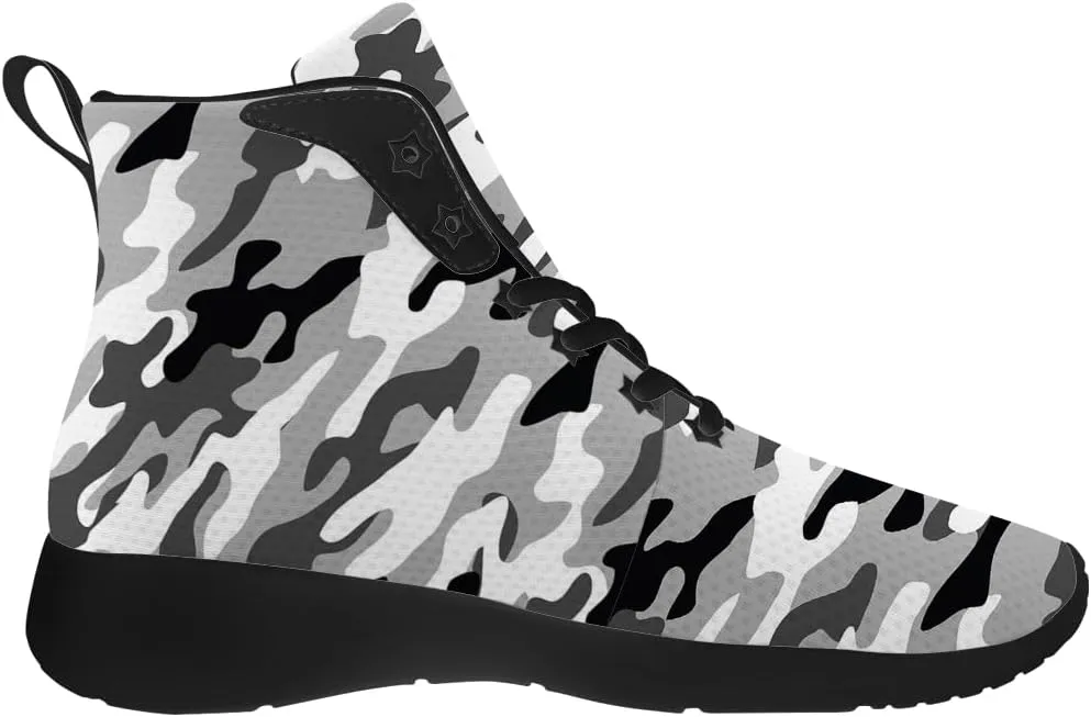 Camouflage Shoes for Men Women High Top Sneakers Gifts for Women Men