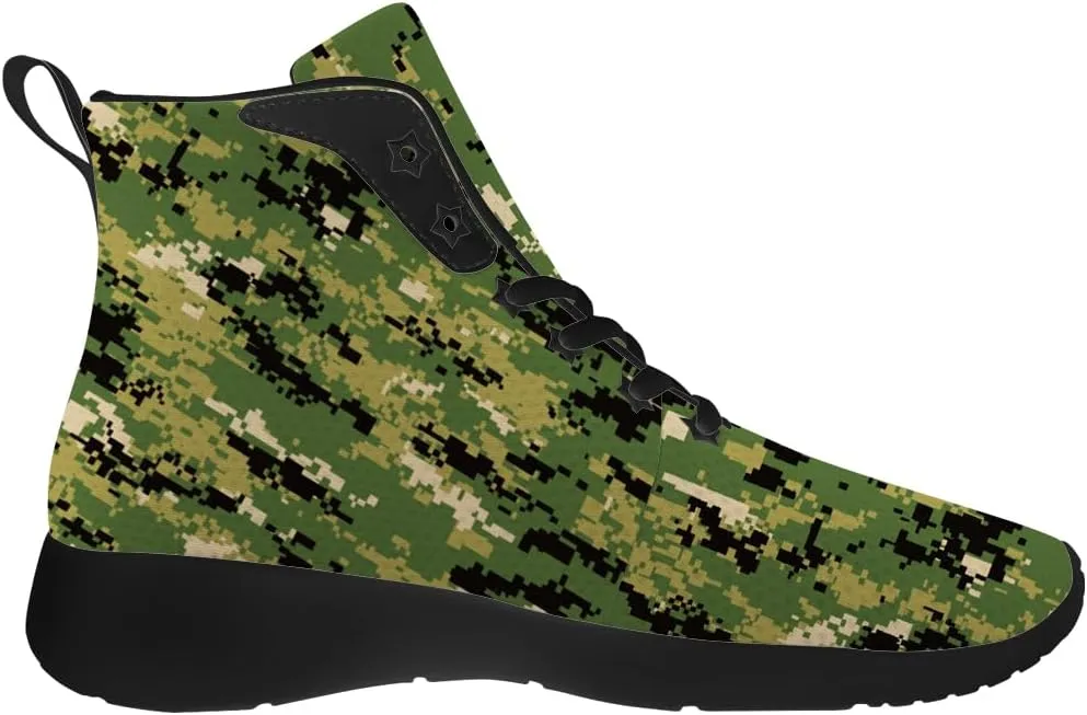 Camouflage Shoes for Men Women High Top Sneakers Gifts for Women Men