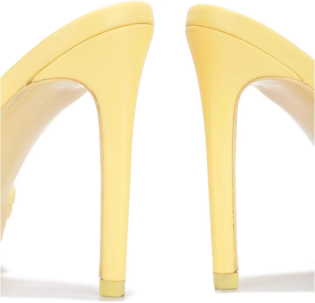 Cape Robbin Anson Sexy Woven High Heels for Women, Square Open Toe Shoes Heels