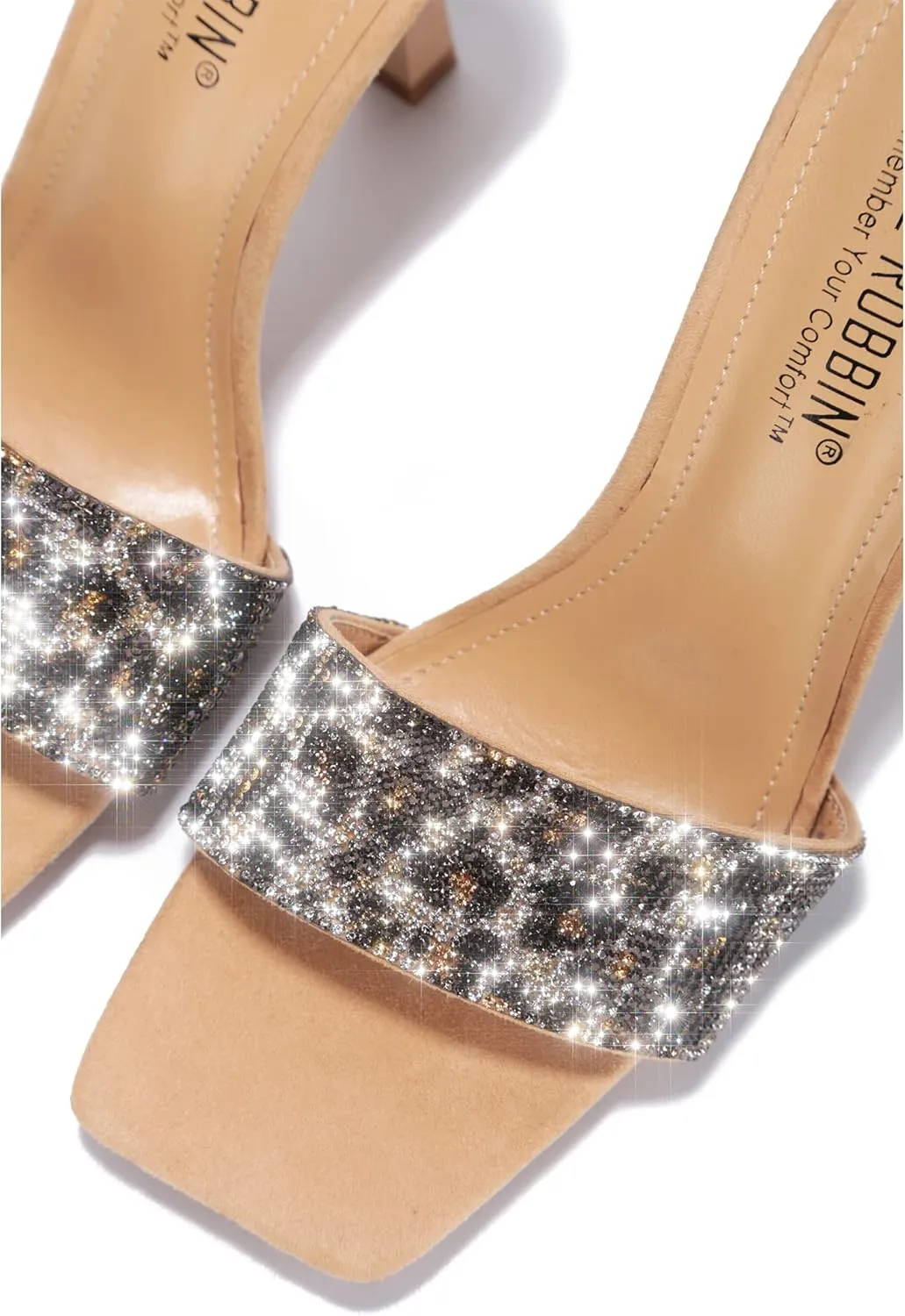 Cape Robbin Asia Sexy Stiletto High Heels for Women, Square Open Toe Shoes Heels