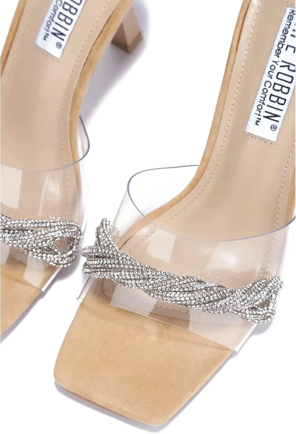 Cape Robbin Asia Sexy Stiletto High Heels for Women, Square Open Toe Shoes Heels