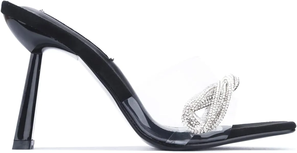 Cape Robbin Asia Sexy Stiletto High Heels for Women, Square Open Toe Shoes Heels