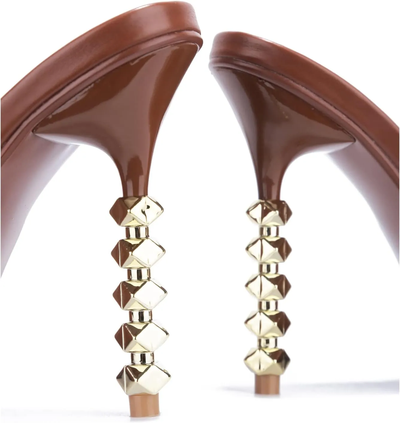 Cape Robbin Kamile Sexy Stiletto High Heels for Women, Square Open Toe Shoes Heels