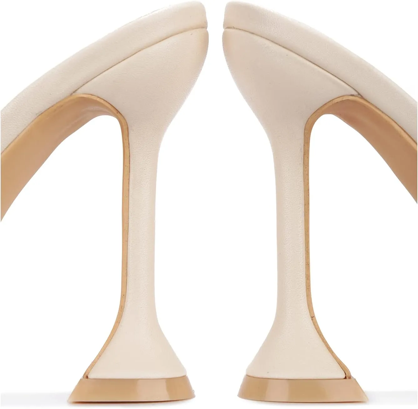 Cape Robbin Lithe Sexy High Heels for Women, Square Open Toe Shoes Heels