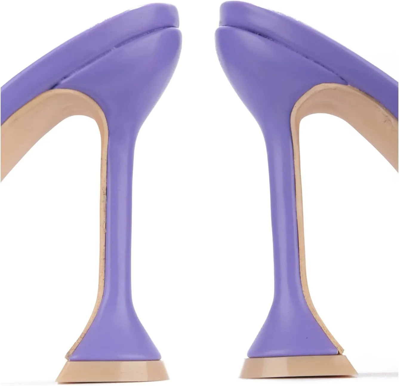 Cape Robbin Lithe Sexy High Heels for Women, Square Open Toe Shoes Heels