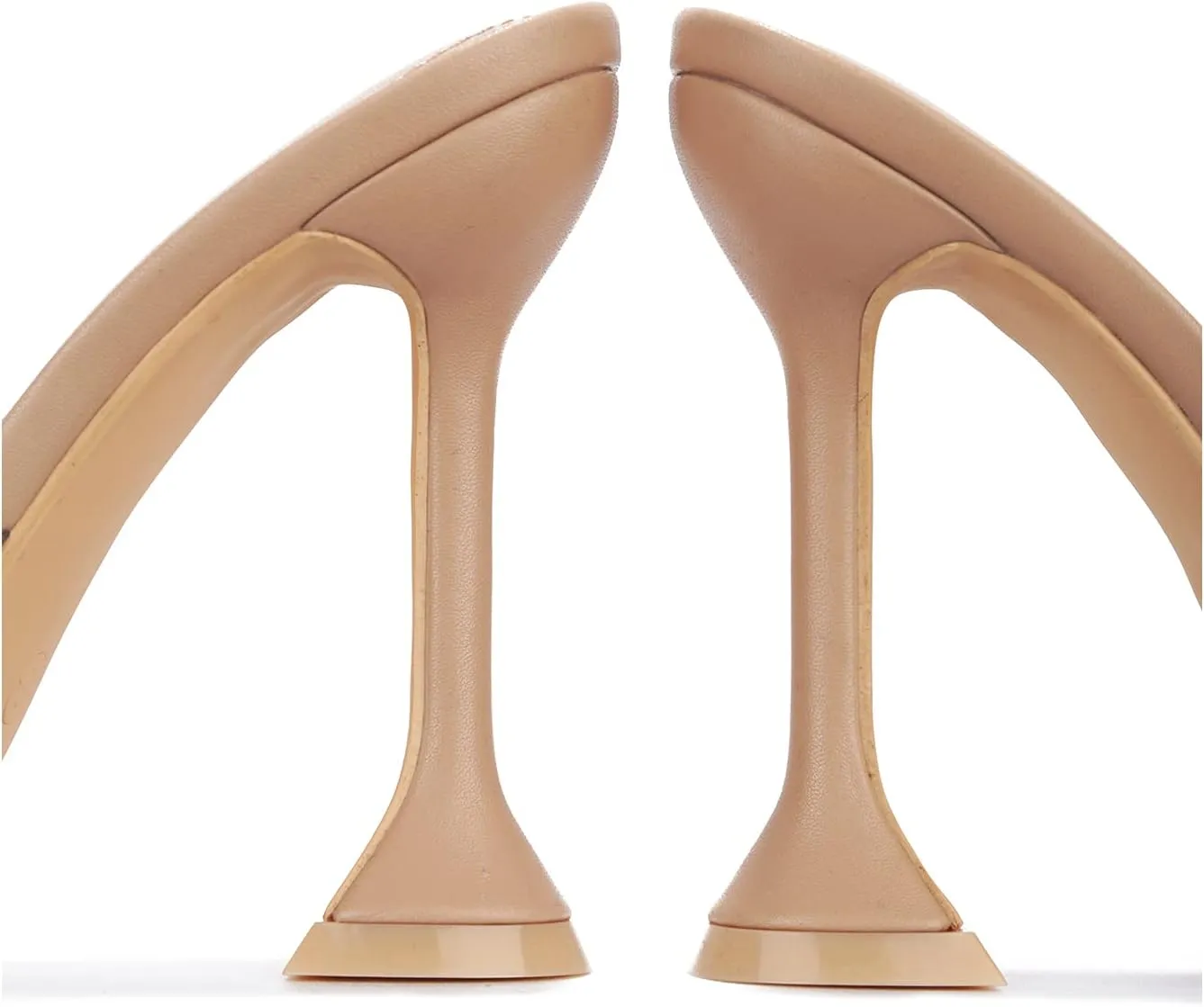 Cape Robbin Lithe Sexy High Heels for Women, Square Open Toe Shoes Heels