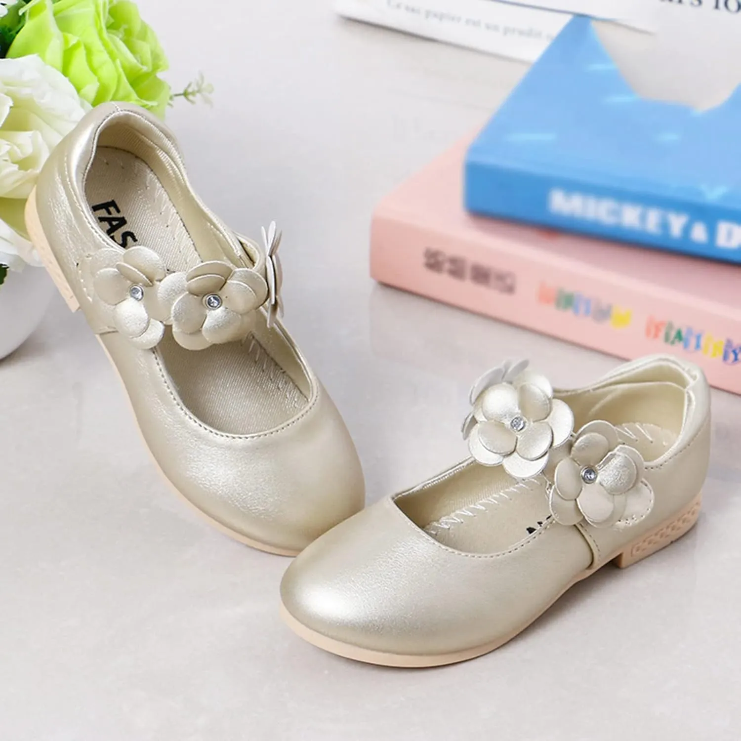 Children Shoes White Leather Shoes Bowknot Girls Princess Shoes Single Shoes Performance Shoes baby girl clothes