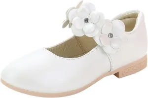 Children Shoes White Leather Shoes Bowknot Girls Princess Shoes Single Shoes Performance Shoes baby girl clothes