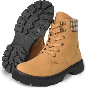 CHINMOON Women's Waterproof Backpacking Boots Non Slip Ankle Hiking Casual Shoes
