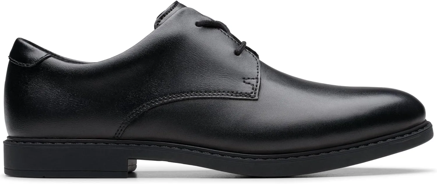 Clarks Boy's Derby Lace-up School Shoes