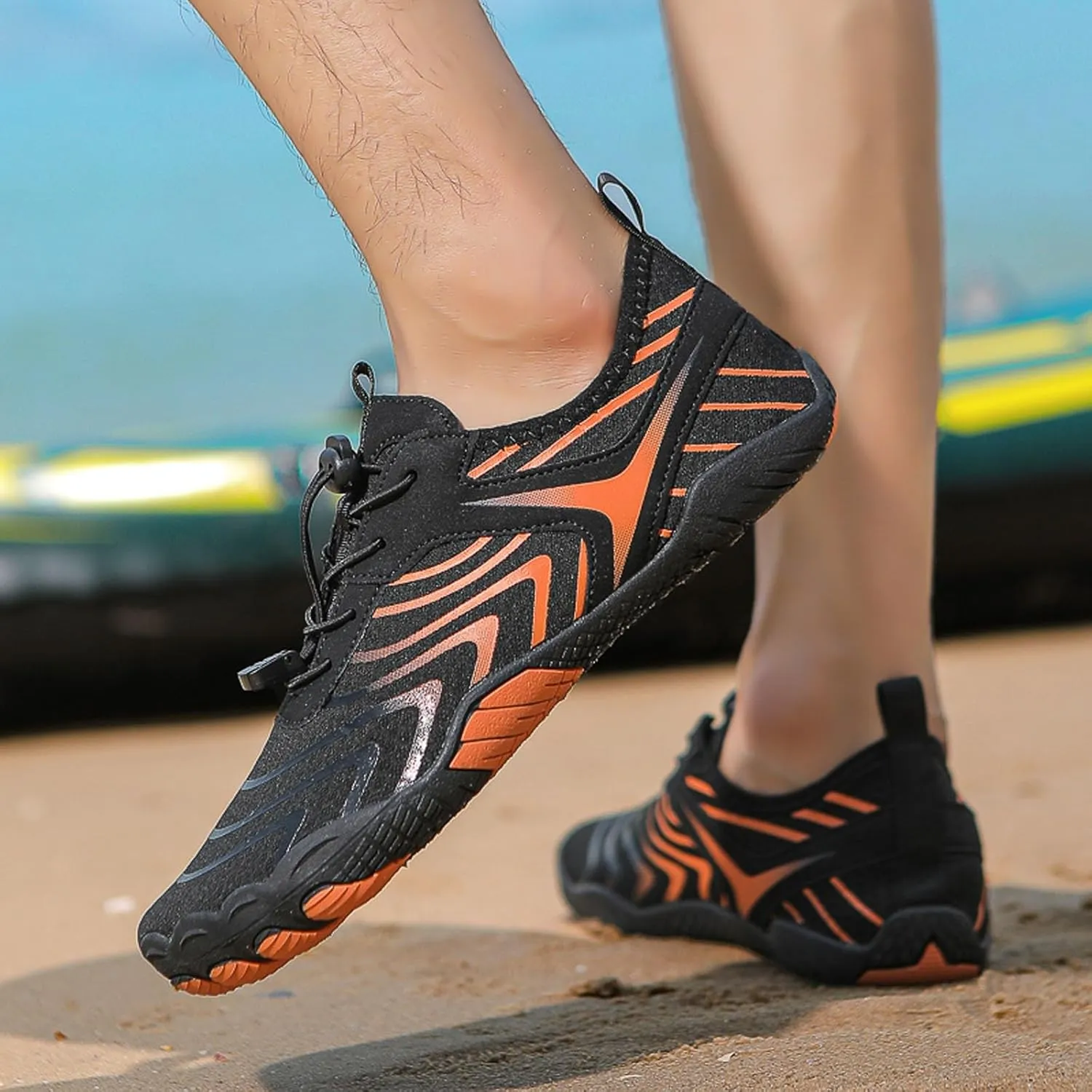Couples All Seasons Five Finger Water Shoes Swimming Shoes Men and Women Multifunctional Yoga Shoes 1010