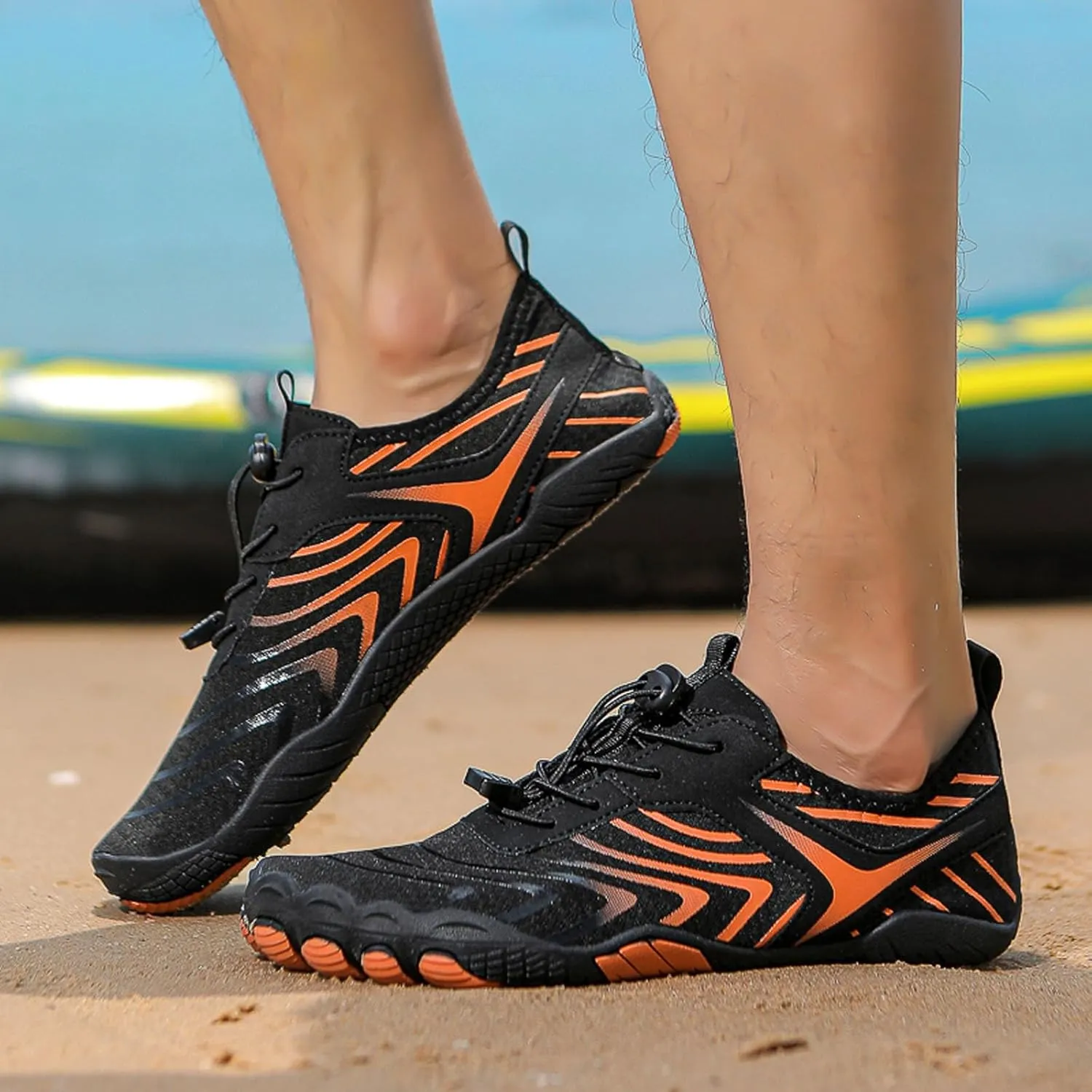 Couples All Seasons Five Finger Water Shoes Swimming Shoes Men and Women Multifunctional Yoga Shoes 1010
