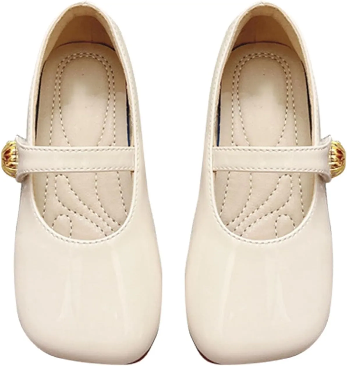 Girls' Leather Shoes Spring/Autumn Solid Color Flat Bottomed Low Top Breathable Non Slip Casual baby girls' clothes