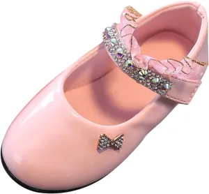 Girls Mary Jane Toddler Girl Dress Shoes Flower Girl Shoes Toddler Girl Ballet Flat for Wedding Party School Kid Shoes