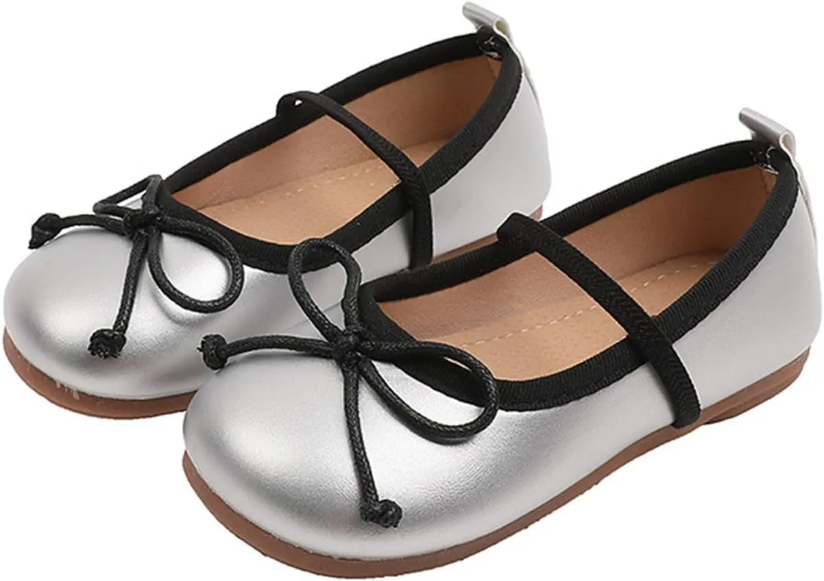 Girls Shoes Children Shoes Non Slip Soft Sole Leather Shoes Bowknot Single Shoes girls size 4 clothes