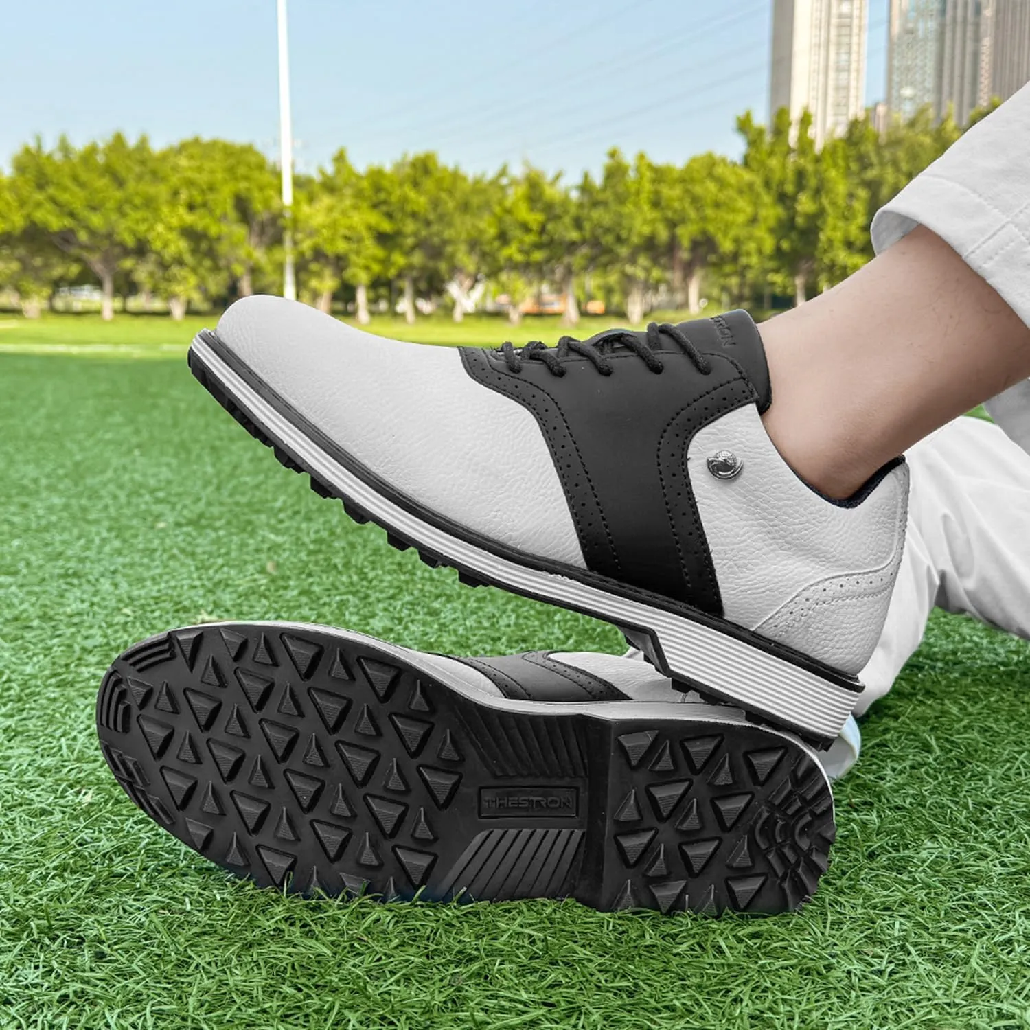 Golf Shoes Men Professional Spikeless Golf Shoes Comfortable Walking Footwears for Golfers
