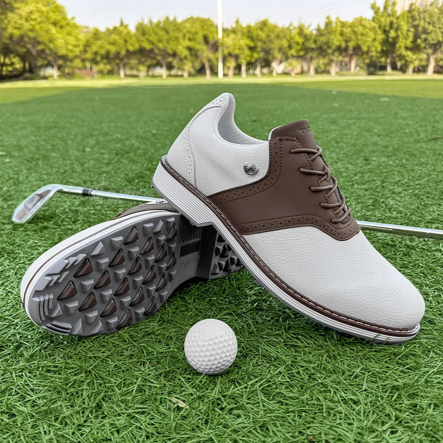 Golf Shoes Men Professional Spikeless Golf Shoes Comfortable Walking Footwears for Golfers