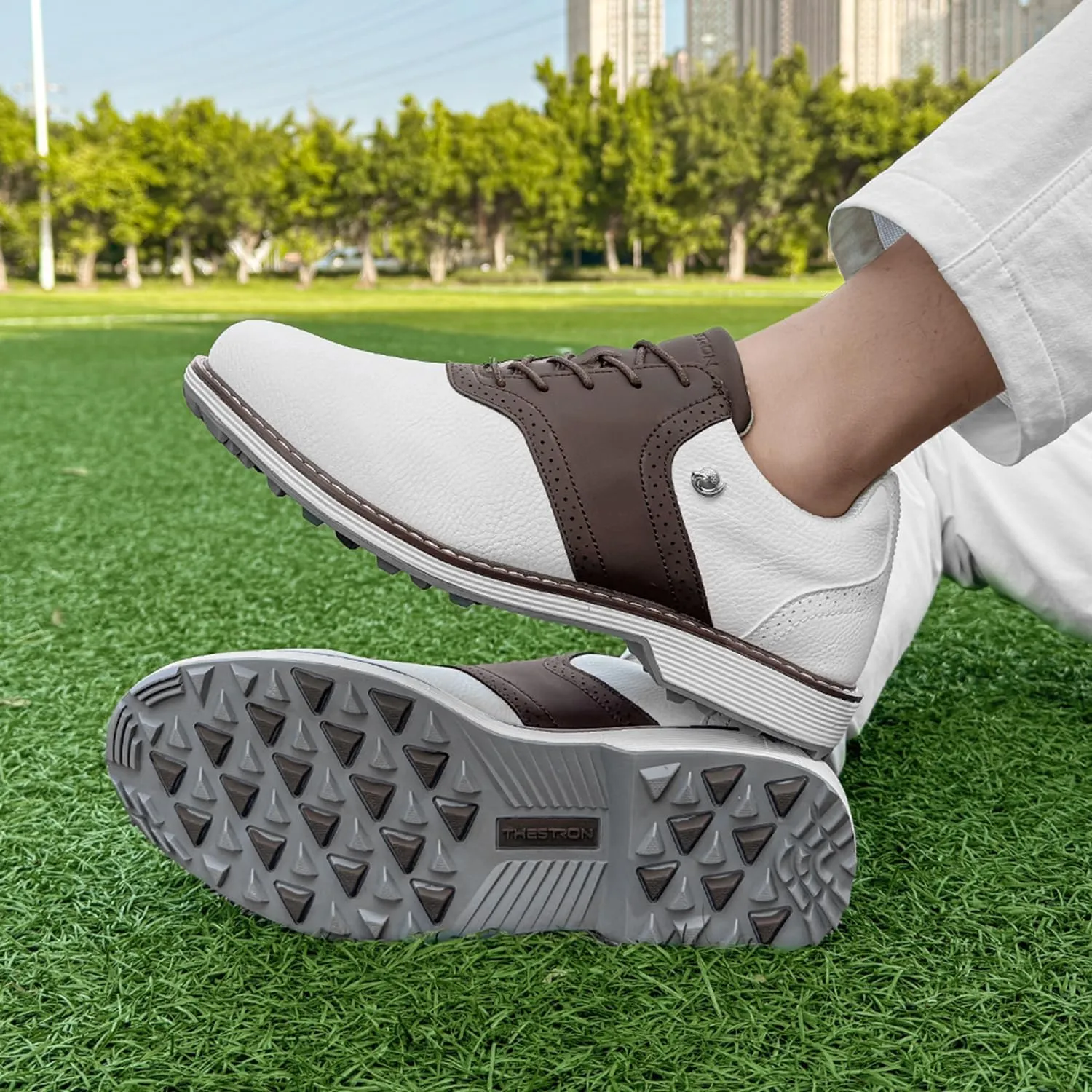 Golf Shoes Men Professional Spikeless Golf Shoes Comfortable Walking Footwears for Golfers