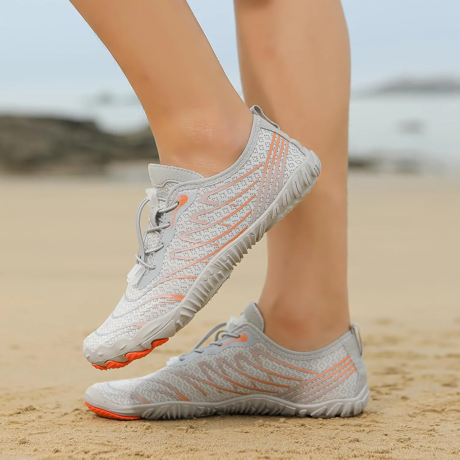 Hike Shoes Women Men Pro Barefoot Shoes with Wide Toe Box Waterproof Trail Running Healthy & Non-Slip Barefoot Shoe Breathable Hiking Walking Shoe Sneakers