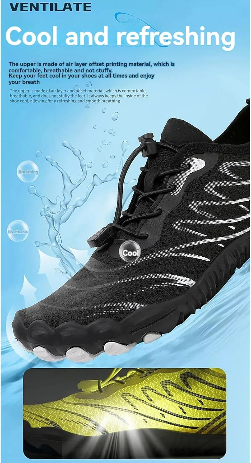 Hike Shoes Women Men Pro Barefoot Shoes with Wide Toe Box Waterproof Trail Running Healthy & Non-Slip Barefoot Shoe Breathable Hiking Walking Shoe Sneakers