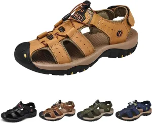 Hiking Sandals for Men Closed Toe Water Shoes Summer Outdoor Beach Orthopedic Sandal Lightweight Walking Shoes