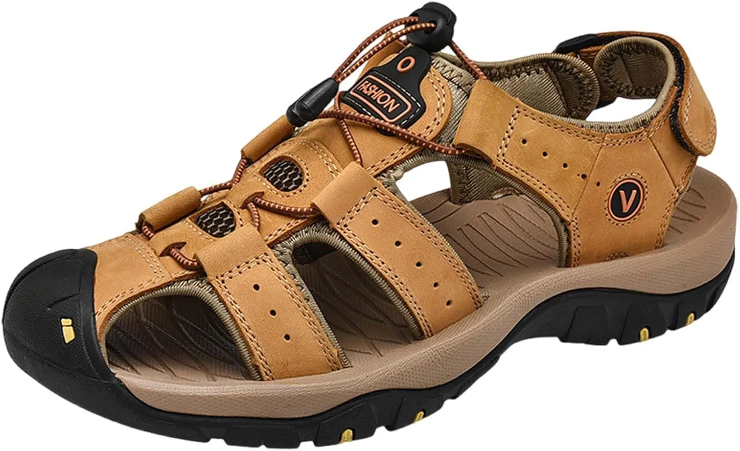 Hiking Sandals for Men Closed Toe Water Shoes Summer Outdoor Beach Orthopedic Sandal Lightweight Walking Shoes