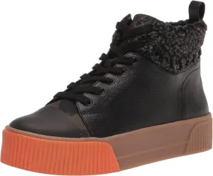 Jessica Simpson Womens Emiliya Mixed Media Fashion High-Top Sneakers