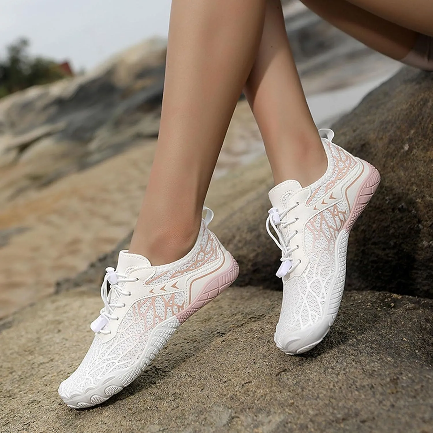 Lightweight Water Shoes for Women Men Quick Drying, Breathable Hiking Barefoot Aqua Sports Water Shoes, Outdoor Swim Diving Surf Kayaking