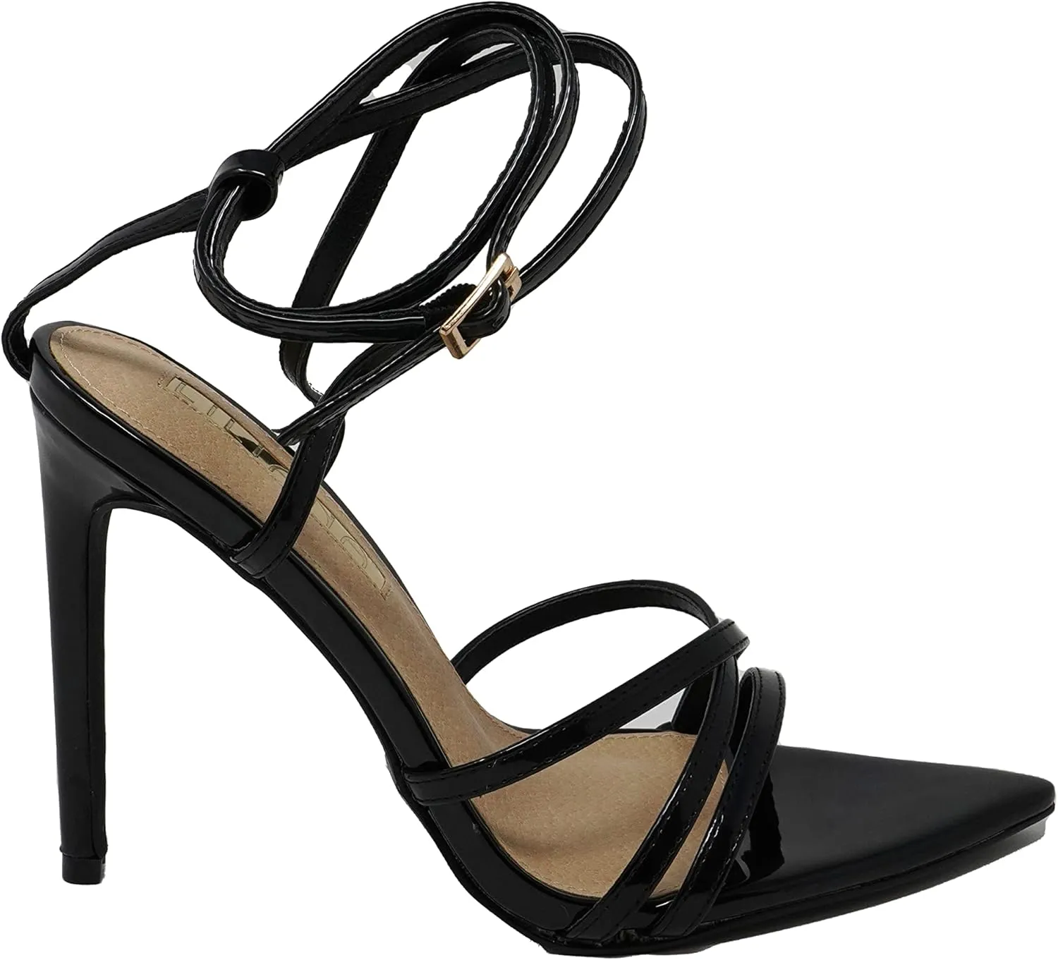 Liliana Sexy Stiletto High Heels for Women, Strappy Pointed Open Toe Shoes Heels