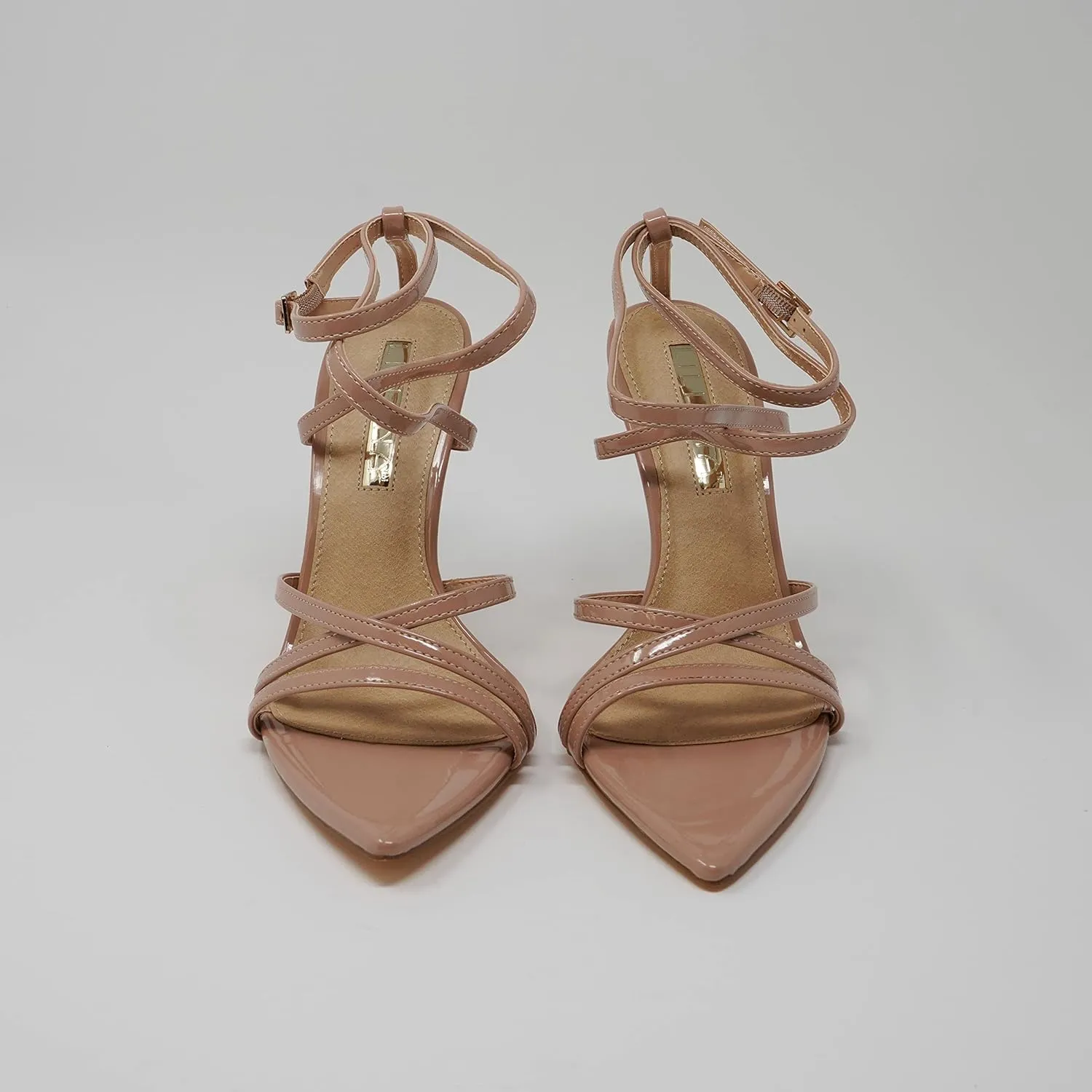 Liliana Sexy Stiletto High Heels for Women, Strappy Pointed Open Toe Shoes Heels