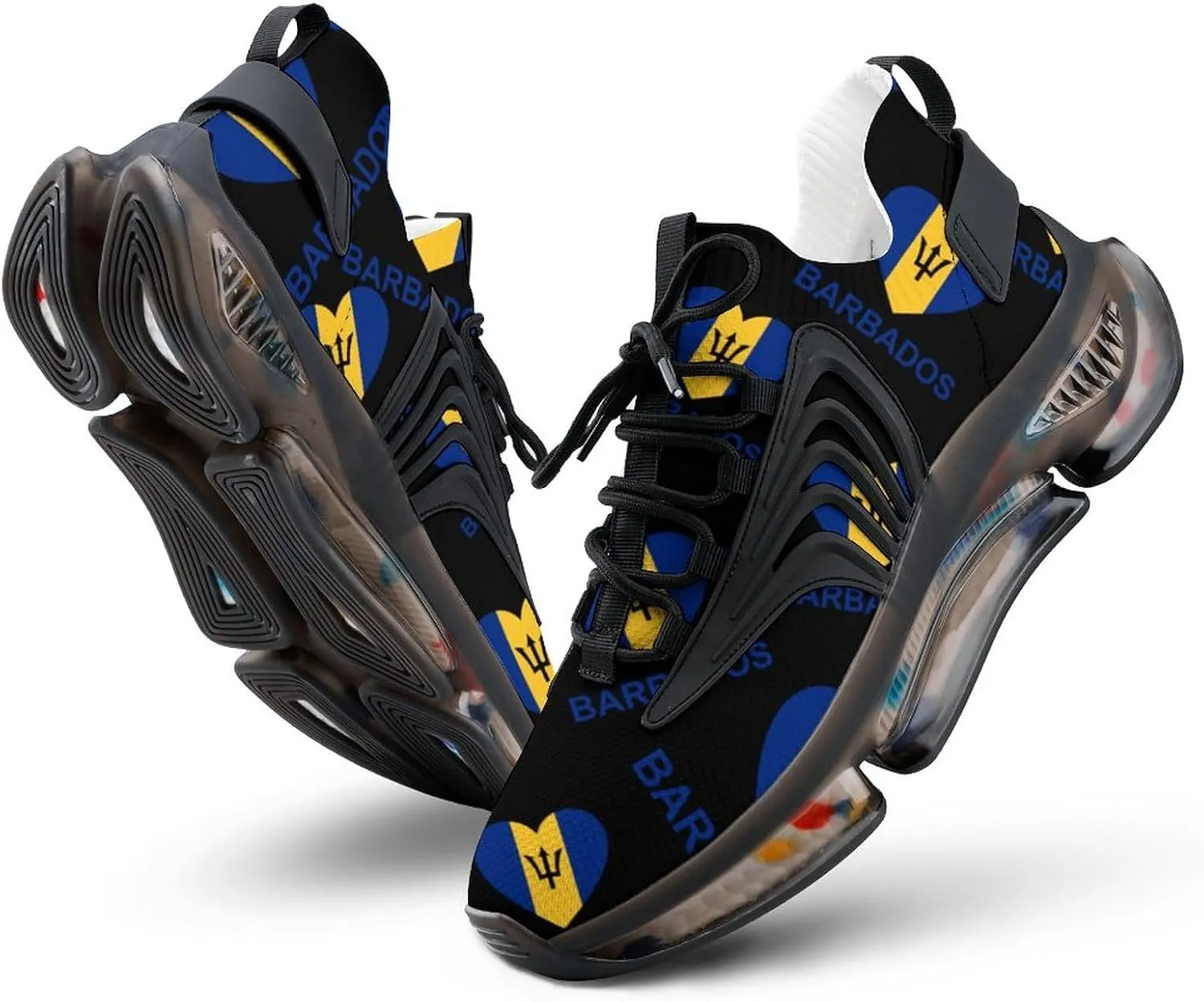 Love Barbados Women's Running Shoes Non Slip Breathable Sneakers for Walking Travel