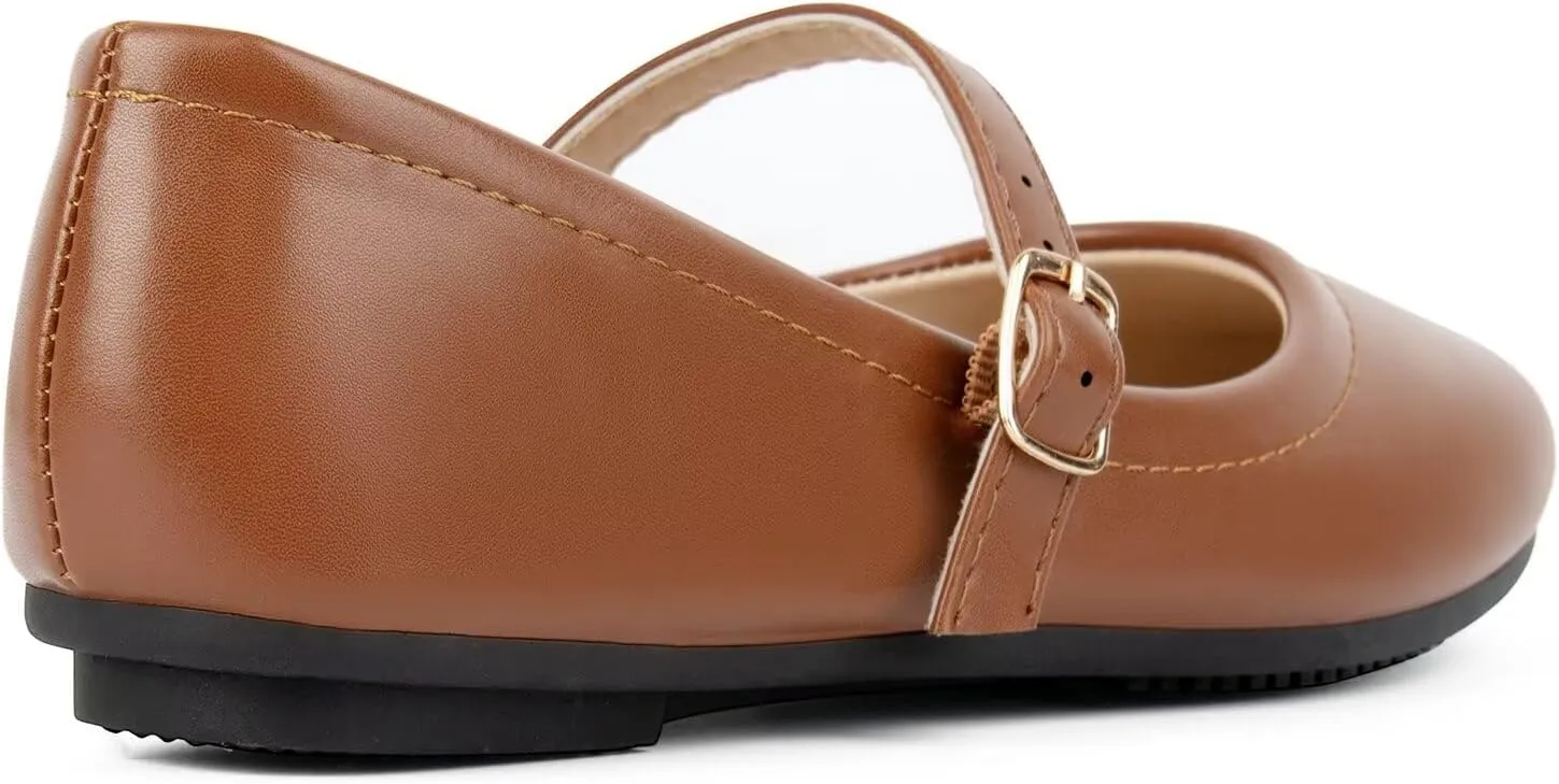 Mary Jane Flats Shoes, Ballet Flats Shoes for Women, Square Toe Ankle Strap Flats, Soft Comfortable PU Flat Shoes, Women Flats Dress Shoes