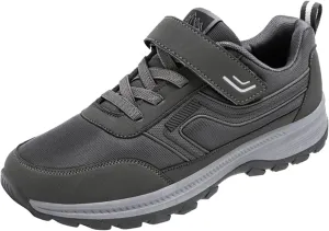 Men Walking Shoes Wide Hiking Shoes Waterproof Outdoor Work Shoes Trails Sneakers Casual Comfortable Trekking Shoes