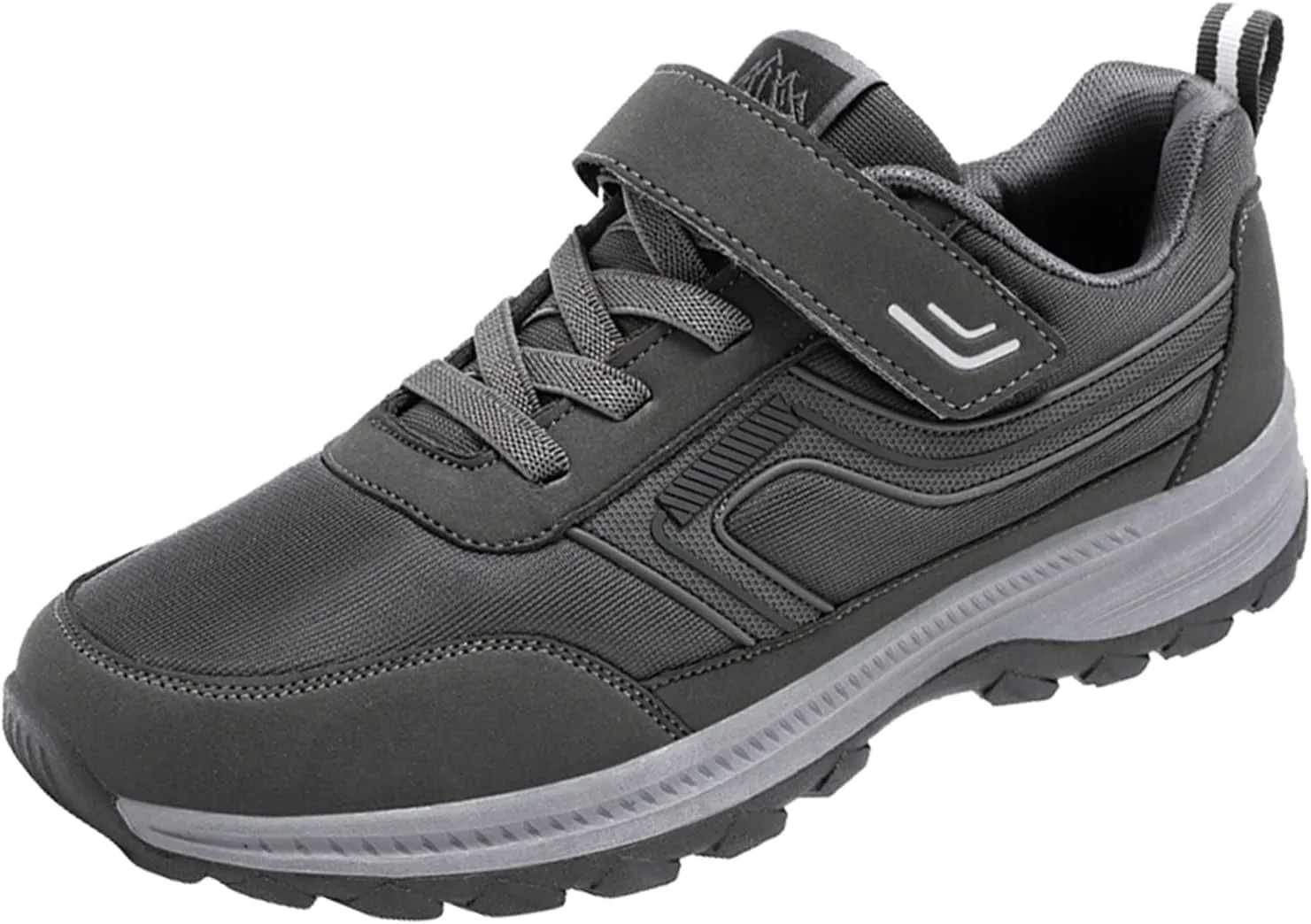 Men Walking Shoes Wide Hiking Shoes Waterproof Outdoor Work Shoes Trails Sneakers Casual Comfortable Trekking Shoes