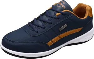 Men Walking Shoes Wide Hiking Shoes Waterproof Outdoor Work Shoes Trails Sneakers Casual Comfortable Trekking Shoes