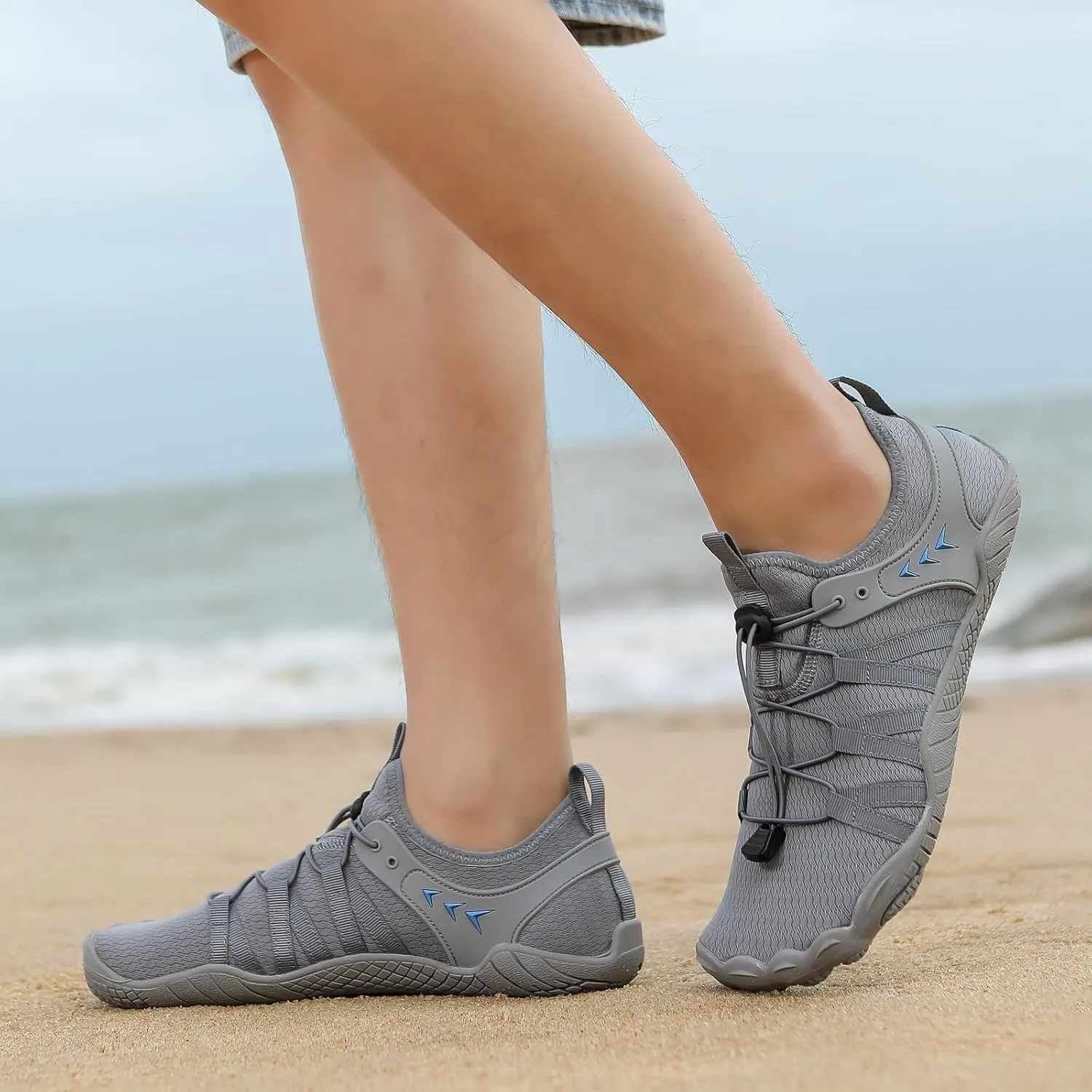 Men Women Wading Shoes Barefoot Slip Resistant Outdoor Water Hiking Shoes for Walking Fishing Beach Diving