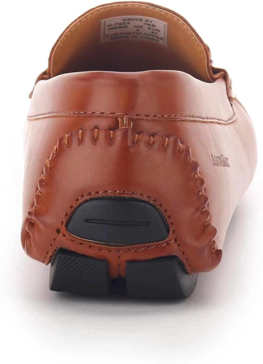 Men's Bit Comfort Driving Shoes, Stylish Slip-On Loafers for Casual and Everyday Wear, Sizes 8-12