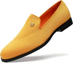 Men's Dress Loafers Stylish Flying Woven Party Wedding Shoes